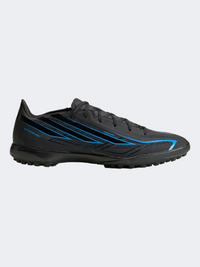 حذاء كرة قدم رجالي Adidas F50 Hyperfast League Turf أسود/أزرق