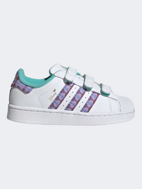 Adidas Disney Princess Superstar Ii Comfort Closure Ps-Girls اورجينال Shoes White