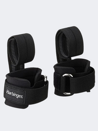 أشرطة رفع لياقة بدنية Harbinger Big Grip Pro للجنسين أسود
