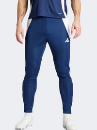Adidas تيرو 24 بنطال كرة قدم رجالي أزرق كحلي/أبيض
