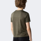 The North Face Never Stop Boys Lifestyle T-Shirt New Taupe Green