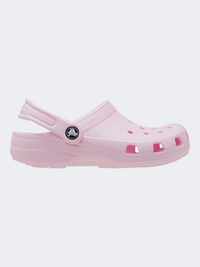 صندل Crocs كلاسيك للأطفال أسلوب حياة وردي ميلك