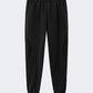 Erke Knitted Cropped Women Lifestyle Pant Black