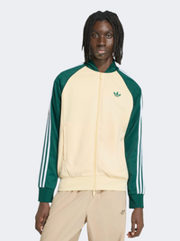 Adidas Sst Men Originals Track Top Warm Vanilla/Green