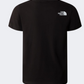 The North Face Graphic Boys Lifestyle T-Shirt Black/Solar Blue