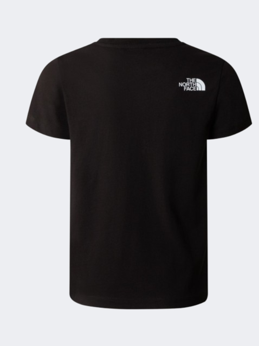 The North Face Graphic Boys Lifestyle T-Shirt Black/Solar Blue