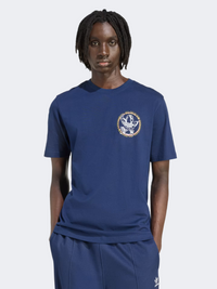Adidas Trefoil Series Loose Men Originals T-Shirt Night Indigo