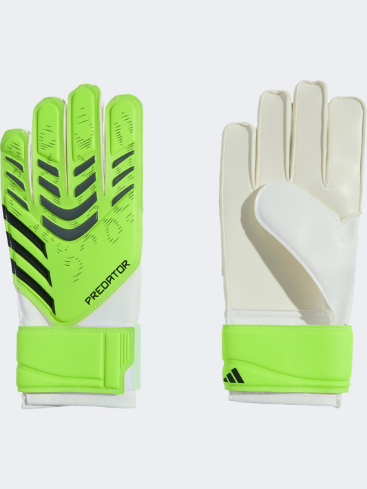 Adidas Predator Kids Football Gloves Green/White