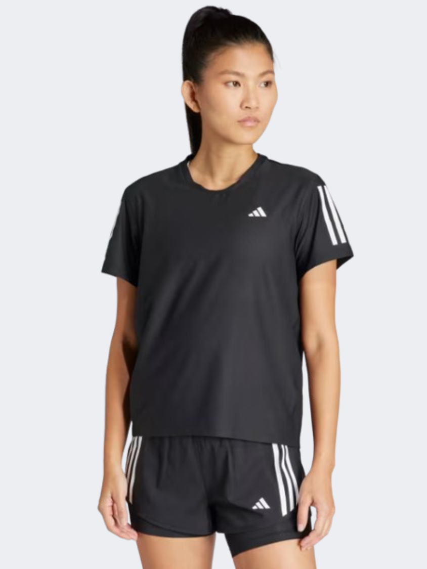 Adidas Own The Run Women Running T-Shirt Black