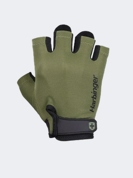 Harbinger Power 2 Unisex Fitness Gloves Olive
