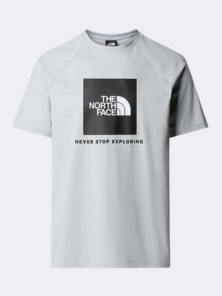 The North Face Raglan Redbox Men Lifestyle T-Shirt High Rise Grey