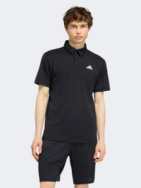 Adidas Fab Polo Men Tennis Polo Short Sleeve Black