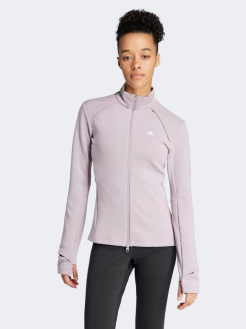 Adidas Cover Up Women Training Jacket Preloved Fig