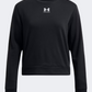 Under Armour Rival Terry Women Lifestyle Sweatshirt Black/White