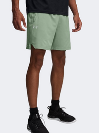 Under Armour Vanish Woven شورت تدريب رجالي 6 إنش سيليكا أخضر/هيدرو
