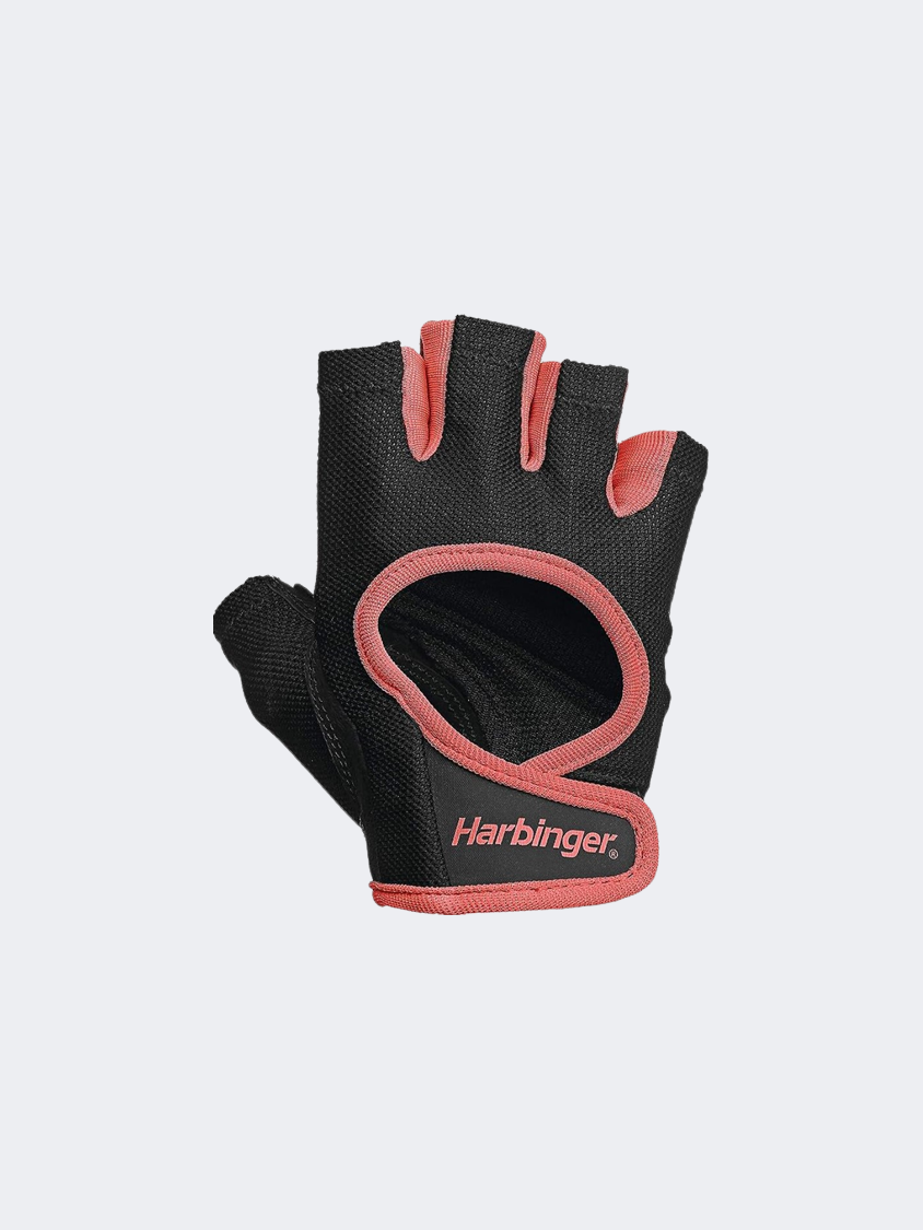 Harbinger Power Women Fitness Gloves Black/ Coral