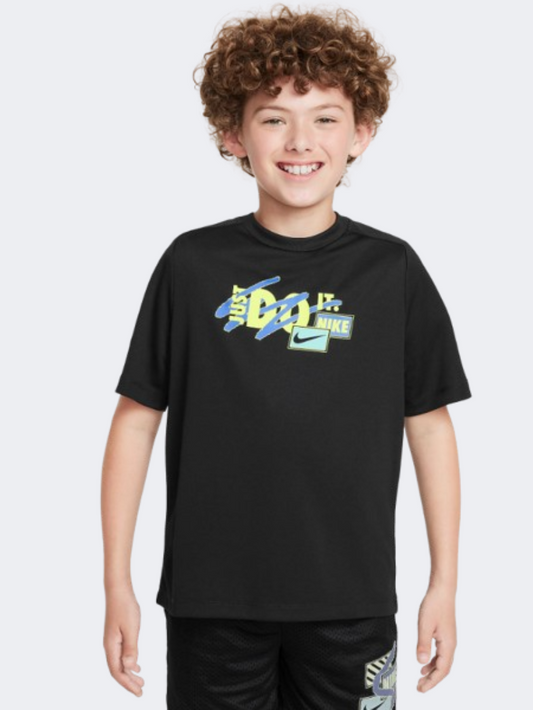 Nike Df Multi Boys Training T-Shirt Black