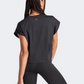 Adidas Studio Women Training T-Shirt Black/Grey