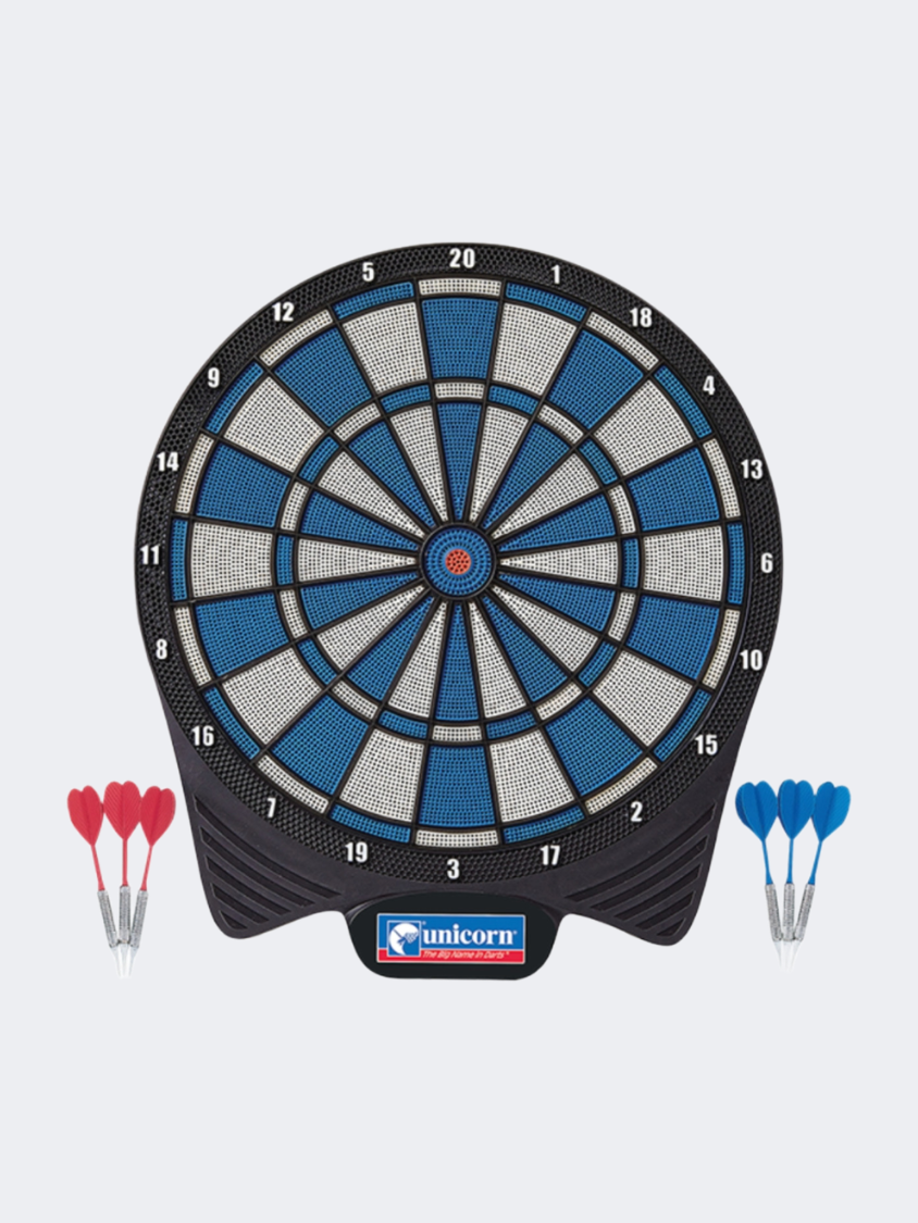 Unicorn Soft Tip Unisex Target Sport Dartboard Black/Blue