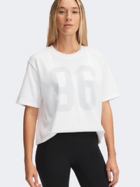 تيشيرت لايف ستايل للنساء من Under Armour Heavyweight Oversized 96 أبيض/هالو جراي