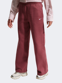 Nike Sportswear Studio Fleece Open-Hem Girls Lifestyle Pant Pink Smoke/White