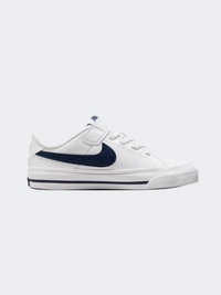 حذاء Nike Court Legacy Ps-Boys لايف ستايل أولاد أبيض/كحلي