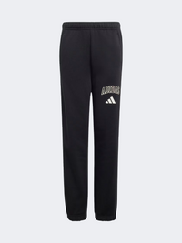 Adidas Seasonals Collegiate Typography Kids-Boys Sportswear Pant Black