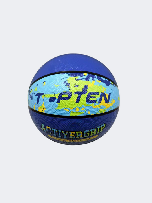Topten Accessories Actiyergrip Basketball Ball Sky Blue/Navy