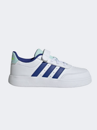 حذاء رياضي أولاد Adidas Breaknet 2 أبيض/أزرق/نعناع