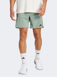 شورت تدريب رجالي من Adidas D4T أخضر فضي