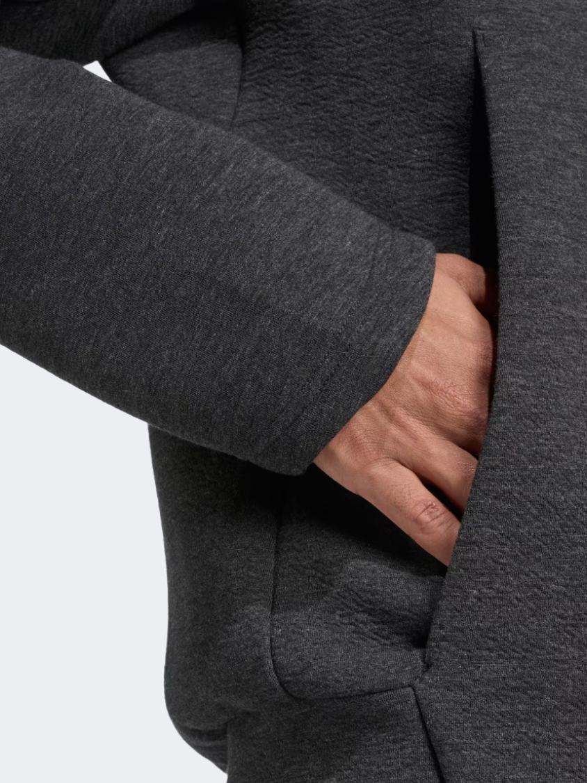 Adidas Z.N.E. Premium Full-Zip Men Sportswear Hoody Black Melange