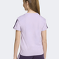 Adidas Essentials Kids-Girls Sportswear T-Shirt Powder Plum