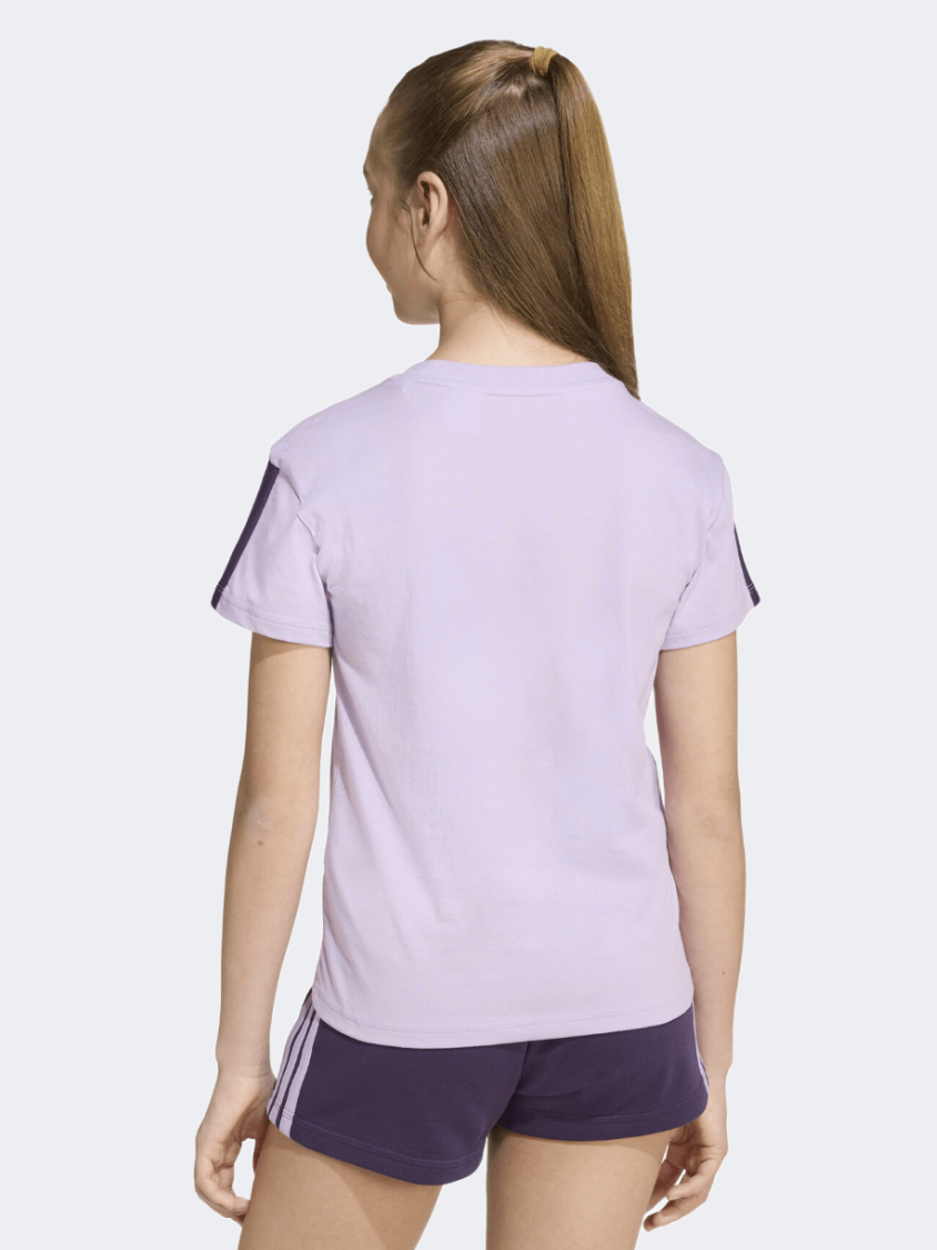 Adidas Essentials Kids-Girls Sportswear T-Shirt Powder Plum