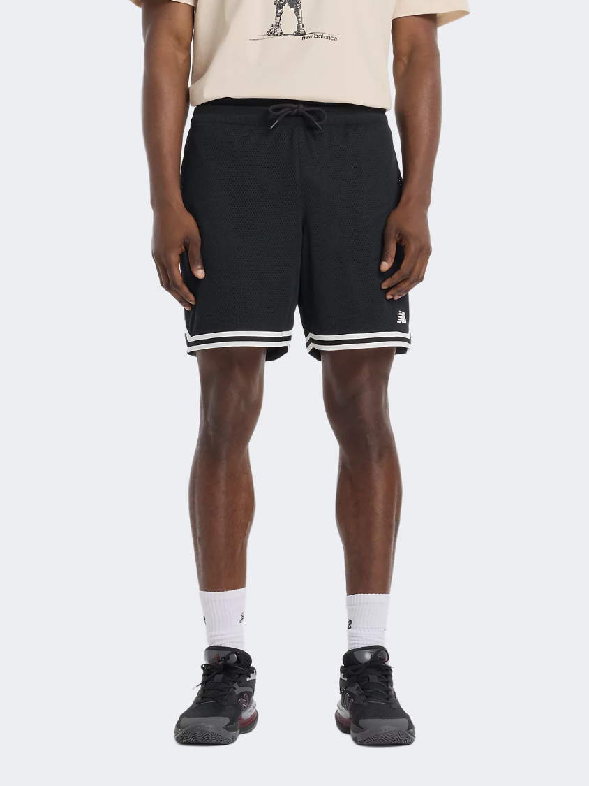 New Balance In Game 7 Inch Mesh Men Lifestyle Short Black