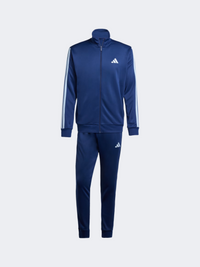 Adidas 3 Stripes French Terry بدلة رياضية رجالية كحلي داكن