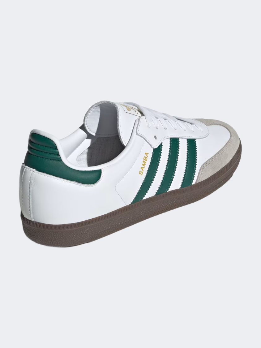 Adidas Samba Og Unisex Original Shoes White/Green/Granite