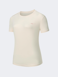 تي شيرت تدريب نسائي من إركي كرو، لون أبيض جبني