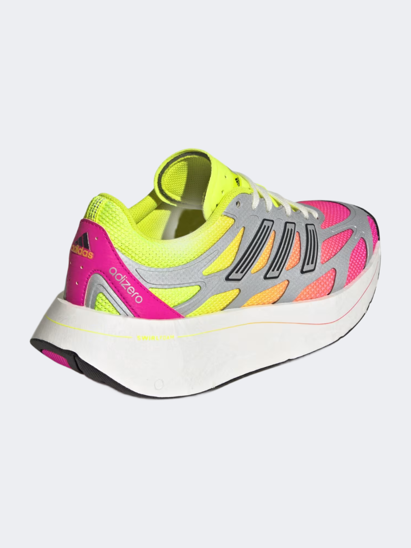 Adidas Adizero Aruku حذاء نسائي Originals صدمة وردي/أصفر