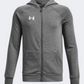 Under Armour Rival Fleece Boys Training Hoody Castlerock/White