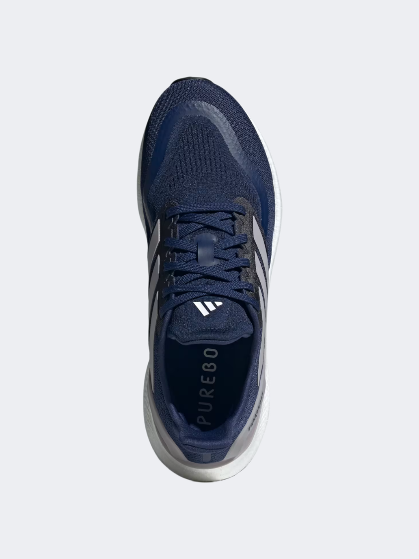 Adidas Pureboost 5 حذاء جري رجالي أزرق داكن/رمادي/أسود