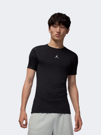 تيشيرت كرة سلة رجالي Nike Jordan Sport Comp Df لون أسود/أبيض