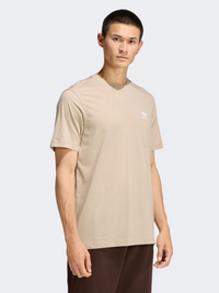 تيشيرت رجالي Adidas Trefoil Essentials Original كاكي حجري