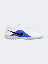 Nike تييمبو مايسترو كلوب جي إس-أولاد حذاء كرة قدم أبيض/أزرق/وردي