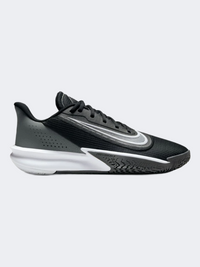 حذاء كرة سلة رجالي Nike Precision VII أسود/رمادي/أبيض