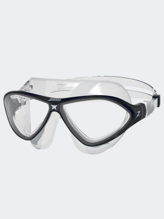 Zoggs Horizon Flex Unisex Swim Mask Clear/Black/Clear