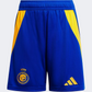 Adidas Al Nassr Fc 24 Home Kids-Boys Football Short Blue/Yellow
