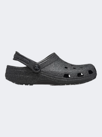 صندل Crocs كلاسيك جليتر للجنسين أسود جليتر للاستخدام اليومي