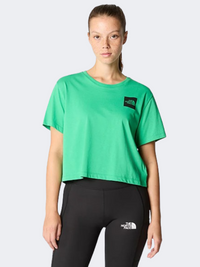 تي شيرت نسائي Fine من The North Face لأسلوب الحياة أوبتك إميرالد