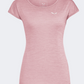 Salewa Puez Melange Dry Women Hiking T-Shirt Pink Zephyr