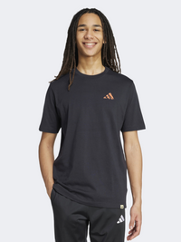 Adidas Doodle Hunt Hike Men Sportswear T-Shirt Black